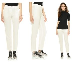 Theory Admiral Testra 2B Pants Off White crepe 2